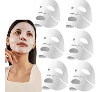 Collagen Deep Mask - Bio-Collagen Real Deep Mask,Hydrating Overnight Mask,Collagen Reverse Film Volume Peel off Mask,Wash Free Collagen Firming Mask,Pure Collagen Films Face Mask (6 Pcs)