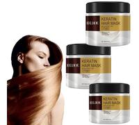 Collagen Hair Treatment, Deep Repair Conditioning Argan Oil Collagen Hair Mask, Collagen Mask Hair, per capelli secchi, Essence for Dry Damaged Hair, trattamento per capelli collagene (3 pezzi)