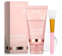 Collagen Night Wrapping Mask, Bio Collagen Real Deep Mask, Collagen Overnight Wrapping Peel Off Facial Mask, Collagen Overnight Mask, per Azione Idratante, Antirughe, Detergent