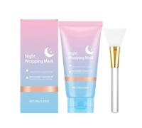 Collagen Night Wrapping Mask, Overnight Mask, Coreano Peel Off Face Mask Skin Care-Deep Hydration Care, Riduce le rughe e migliora l'elasticità della pelle, pennello incluso (1 pezzo)