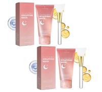 Collagen Overnight Wrapping Peel Off Facial Mask Pack,Night Wrapping Mask,Hydrolyzed Collagen Peel Off Facial Mask,Reduces Sagging & Dullness,Hydrates And Tightens Skin,75g, 2.65 Fl.Oz (2pcs)