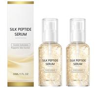 Collagen Silk Peptide Ampoule, Anti-Aging Serum, Lifting Firming, Hydrating, Boost Elasticity & Smooth Wrinkles, All Skin Types Daily Travel Use (2pcs)