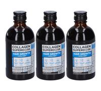 Collagen Superdose Hair Growth Collagene Liquido 3x300 ml Soluzione or