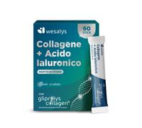 Collagene + Acido Ialuronico Vegan WESALYS®, 60 stick liquidi (Alta B