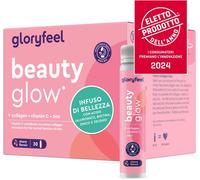 Collagene da Bere Beauty Glow, 30 Ampolle, 2500mg Peptidi Collagene Premium, Mat