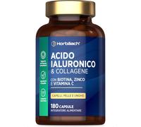Collagene E Acido Ialuronico Compresse | 180 Compresse Vegane | Integratore Comp