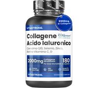 COLLAGENE IDROLIZZATO 2000MG Acido Ialuronico Biotina Coenzima Q10 Zinco Selenio