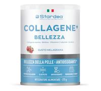 Collagene Marino con Acido Ialuronico 275g | 9g Collagene Marino e Acido Ialuronico + Vitamina C Naturale, Biotina | Pelle Idratata, Capelli Forti | STARDEA COLLAGENE+ BELLEZZA | Gusto Melagrana