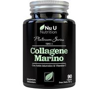 Collagene Marino Con Acido Ialuronico - 90 Capsule - Integratore Peptidi Di Cola