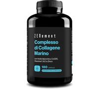 Collagene Marino Con Acido Ialuronico, Coenzima Q10, 180 Capsule (Per 3 Mesi) |