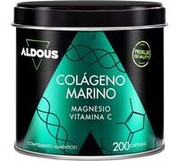Collagene Marino con Magnesio e Vitamina C - 200 Capsule - Integratore Collagene Bellezza e Benessere - Pelle, Capelli e Unghie - Anti Age - Ossa, Articolazioni - Marine Collagen Naticol - ALDOUS