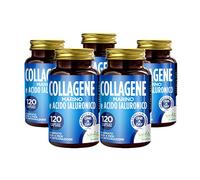 Collagene Marino e Acido Ialuronico: Integratore per Pelle, Ossa e Articolazioni | 120 Capsule - 4 Mesi di Fornitura