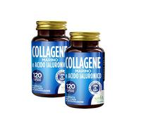 Collagene Marino e Acido Ialuronico: Integratore per Pelle, Ossa e Articolazioni | 2 x 120 Capsule