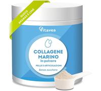 Collagene Marino in Polvere Con Vitamina C - 10000 Mg Peptidi Di Collagene Di Pe