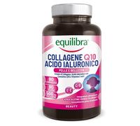 EQUILIBRA Collagene Q10 e Acido Ialuronico 90 Compresse - Integratore per pelle