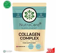 Collagene (Tipo 3) Pillole 600mg-Hydrolysed Marin-Joint Support&skin Care-Strong