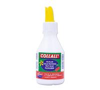 Collall - Collall Chiaro e Asciugatura Rapida (100ml) Forte Adesione Sentito e Tessile Liquido Colla Bottiglia con Maneggevole Dosaggio Cap - 1 Pezzo