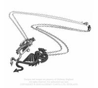 Collana - 2 X Lampadari IN 1 - Peltro - Gotico/Dragoni/Mystic - Dragone Tryst
