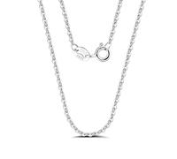 Collana a catena con croce 925 da donna, gioiello da festa bello e versatile che può essere indossato con qualsiasi stile
