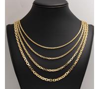 Collana A Catena Con Link In Oro Giallo 10K Solido E Reale Chunky Lucido