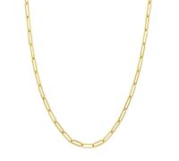 Collana A Catena Lunga In Carta Da 3,85Mm In Oro Giallo Reale 14K