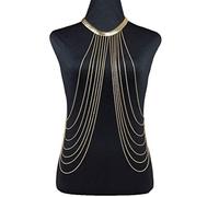 Collana a Catena per Body con Nappine Bikini a Catena per Il Corpo Popolare Creativa e utile Durability And Professional