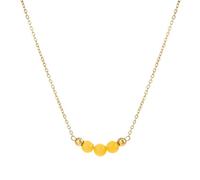 Collana a catena regolabile con vera pietra alla moda gioielli collo perline collana per le donne in cerca di individualità gioielli da donna alla moda giovani