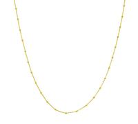 Collana A Catena Saturno In Oro Giallo 14K Con Filo Di Perle Da 1,7Mm