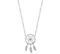 Collana A Catena Sogni Catturati Pietra Argento Massiccio 925/000 Gioielli Donna