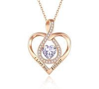 Collana a doppio strato con ciondolo a forma di cuore, alla moda, con zircone portafortuna, mago, collana alla moda, gioielli da sposa