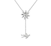 Collana a forma di stella in argento, minimalista, elegante, regolabile, collana a Y delicata e alla moda, regalo per donne da indossare tutti i giorni