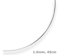 Collana A Girocollo In Argento 925 Da 1,5Mm 45Cm