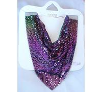 Elegante Brillante SCIARPA Foulard,Donna coprispalle misto cotone Tinta Unita