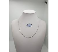 COLLANA A MAGLIA VENEZIANA UOMO-DONNA UNISEX ARGENTO 925 RODIATO DA 40 cm (0361)