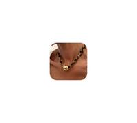 Collana a sciarpa con ciondolo a forma di stella marina dorata con ciondolo a forma di cuore e fiore leopardato per donne Boho Beach gioielli regalo per le donne