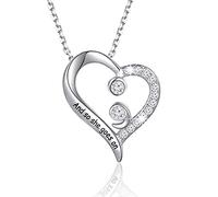 Collana a semicicolone e cosi' lei va su semicicolon gioielli guerriero combattente Semicolon regalo di prevenzione del suicidio, Grande,