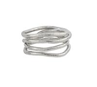 Collana a serpente pieghevole per le donne flessibile multiuso Infinite Loop Choker bracciale bracciale alla moda gioielli collare, Grande, Zinco, Non pietra preziosa