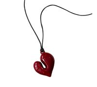 Collana A Sospensione Per Il Cuore - Collana Del Cuore In Resina | Tipo Di Amore Alla Moda Delicabile Amore Per Donne, Elegante Regalo Di Gioielli Romantici Per Ragazze, Accessorio Per Il Fascino Del