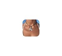 Collana a strati da donna con conchiglie e stelle marine, conchiglie estive con perla Puka Shell collana da spiaggia gioielli regalo per lei, Metallo, Nessuna pietra preziosa