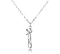 Collana abbraccio in argento sterling 925 per donne e uomini, catena con ciondolo girocollo abbracciante collane da uomo coppia di amanti, baci abbracci