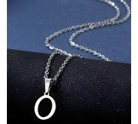 Collana Alfabeto - O / Argento