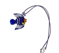 Collana alla moda con ciondolo a forma di pesce, lunghezza regolabile, gioielli per il collo di moda per uso quotidiano e per feste, gioielli da donna alla, Misura unica, come descritto, come