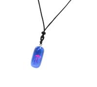 Collana alla moda con meduse che si illumina di notte, realizzata con materiali in resina robusta, decorazione alla moda per mistero