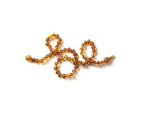 Collana ambra cognac - QUARANTA SETTIMANE