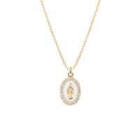 Collana Donna AMEN CLMISMBPE Argento 925% Madonnina Miracolosa Swaroski
