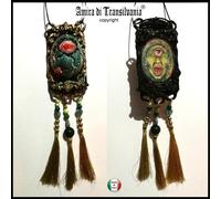 collana amuleto gioiello pendente pendaglio talismano gotico occhio dragone uovo