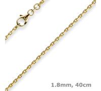Collana Anker 1,8Mm 585 Oro Giallo Unisex 40Cm