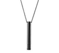 Collana antistress e ansia, collana in acciaio, con fischietto filettato, per rilassamento completo, per alleviare lo stress, per alleviare gli attacchi di panico, Refer to description,