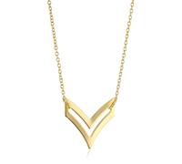 Collana Aperta A Freccia In Metallo Oro ECRU 20" Nuova
