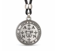 Collana Arcangelo Zadkiel Sigillo Ciondolo Talismano in Peltro Misericordia O...